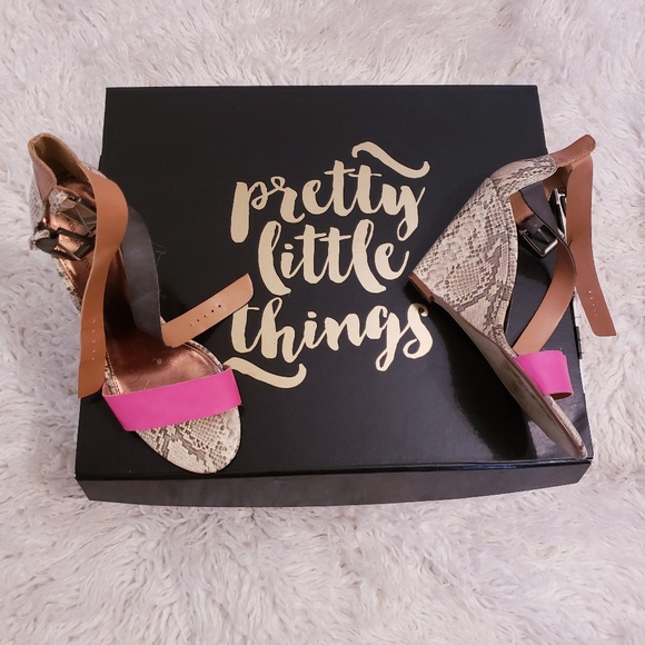 Worthington Shoes - Snakeskin Wedge Heels